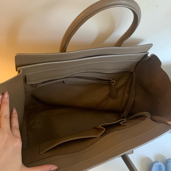 Celine Mini Luggage Camel Smooth Calf skin - Picture 4 of 10